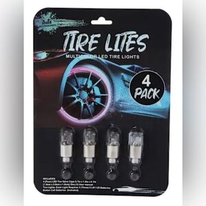 Multicolor LED Tire Lights 4 Pack